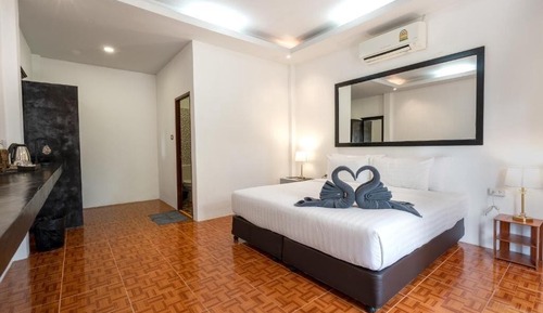 Habitación doble, balcón, vistas al jardín