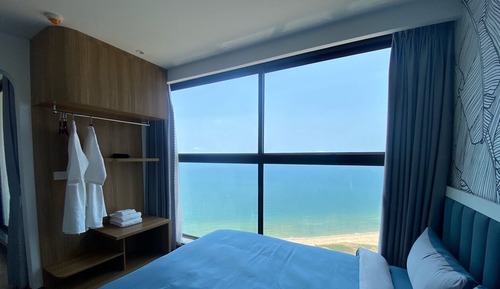 Suite estudio de lujo, balcón, vistas a la playa