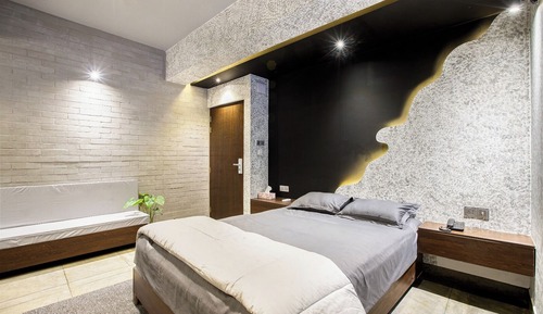 Suite ejecutiva, balcón