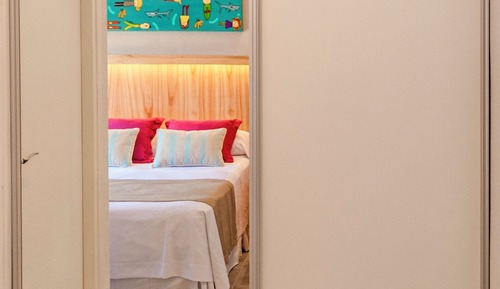 Habitación triple superior, balcón, vistas al mar