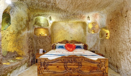 Habitación Deluxe, 1 cama de matrimonio grande, bañera de hidromasaje, en la zona del patio