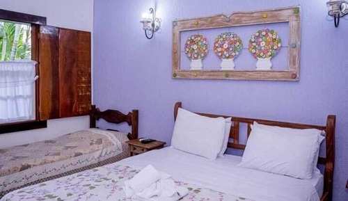 Habitación triple estándar, lanai, vistas al jardín