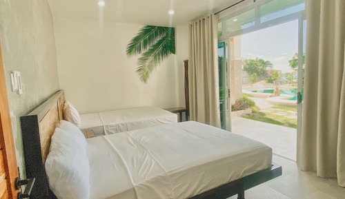 Habitación familiar doble, vistas al mar