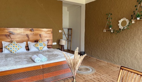 Habitación Deluxe doble, patio, vistas a la montaña