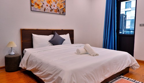 Apartamento Deluxe, 1 habitación, balcón, vistas a la ciudad