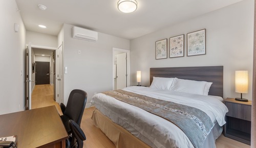 Suite económica, 1 cama de matrimonio grande con sofá cama, no fumadores, cocina