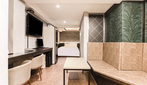 Habitación de lujo con 1 cama doble o 2 individuales, 2 camas de matrimonio, no fumadores