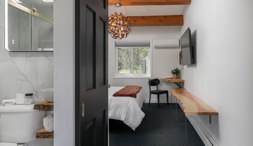 Habitación de lujo, 1 cama de matrimonio grande, baño privado