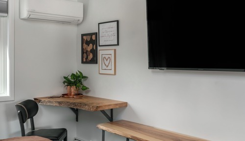 Habitación de lujo, 1 cama de matrimonio grande, baño privado, junto a la pista de esquí