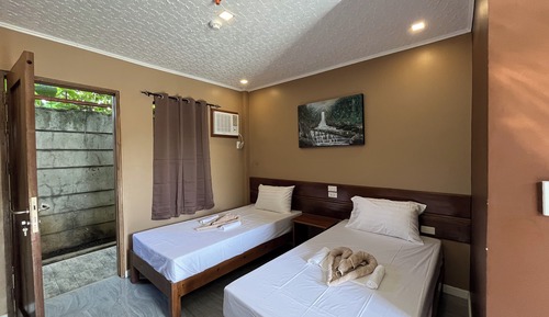 Habitación clásica con 2 camas individuales, vistas al jardín
