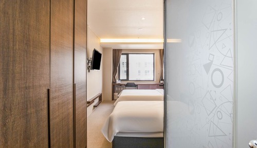 Habitación Deluxe con 2 camas individuales, vistas a la ciudad