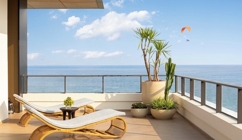 Suite, 1 cama de matrimonio grande, vistas al mar (Outdoor Private Pool)