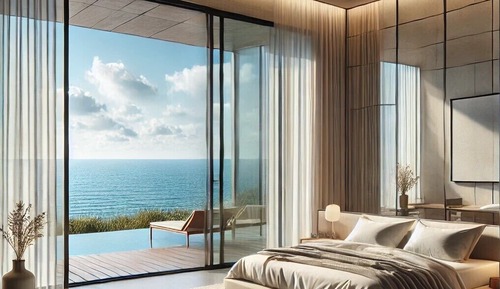 Suite, balcón, vistas al mar