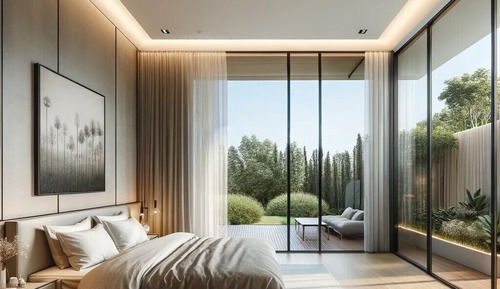 Suite, balcón, vistas al jardín