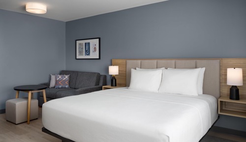 Suite estudio, 1 cama de matrimonio grande con sofá cama