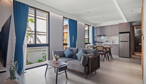 Suite Grand, 2 habitaciones, balcón, vistas a la piscina