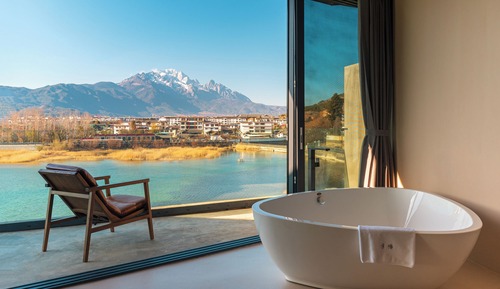 Suite, 1 cama de matrimonio grande, no fumadores, vistas al lago