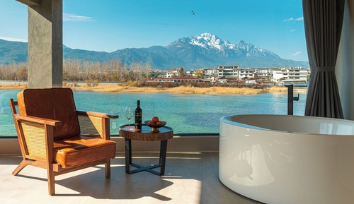 Habitación doble, no fumadores, vistas parciales al lago