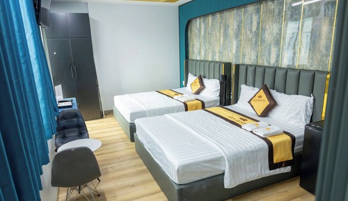 Habitación familiar con 1 cama doble o 2 individuales