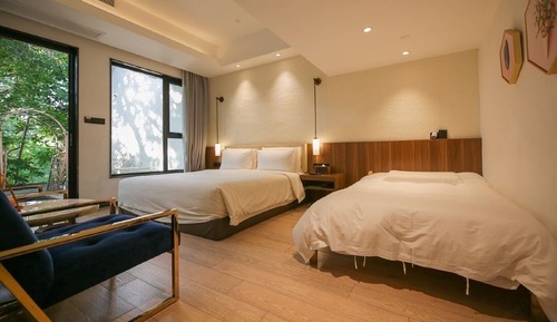 Habitación sénior con 2 camas individuales