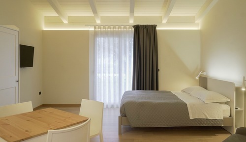Habitación cuádruple, vistas al jardín