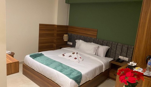 Habitación básica doble, sin ventanas