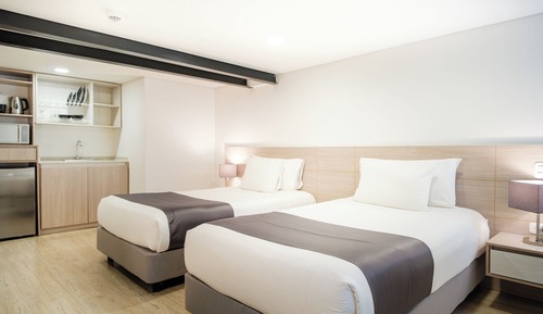 Habitación con 2 camas individuales