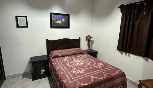 Habitación estándar con 1 cama doble o 2 individuales, vistas al patio