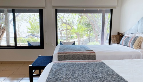 Habitación doble, patio, vistas al mar
