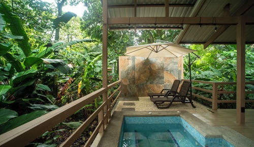 Tienda Deluxe, piscina privada, vistas a la montaña