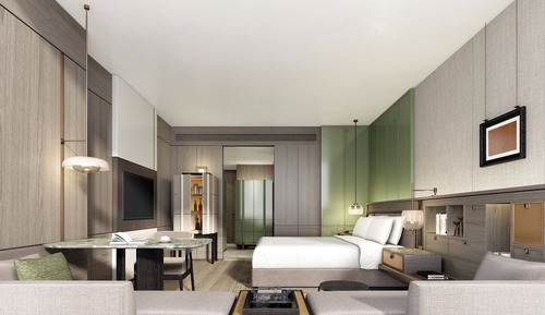 Habitación estándar, 1 cama de matrimonio grande, Acceso al salón del club