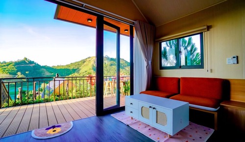 Habitación familiar, vistas al lago
