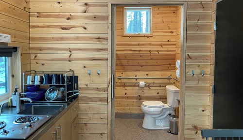 Cabaña estándar, 1 cama de matrimonio