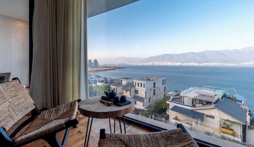 Habitación de lujo doble, balcón, vistas al mar