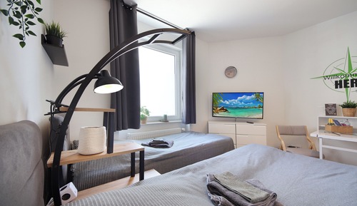 Apartamento Business, 1 cama de matrimonio grande, no fumadores, cocina básica