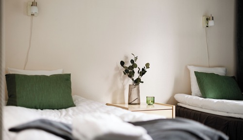 Habitación con 1 cama doble o 2 individuales