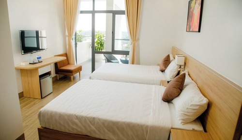 Habitación Deluxe doble, balcón, vistas a la ciudad