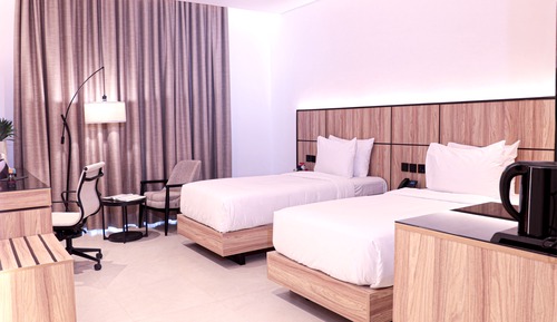 Habitación básica doble, 2 camas individuales