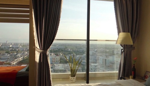 Suite estudio familiar, balcón, vistas a la ciudad