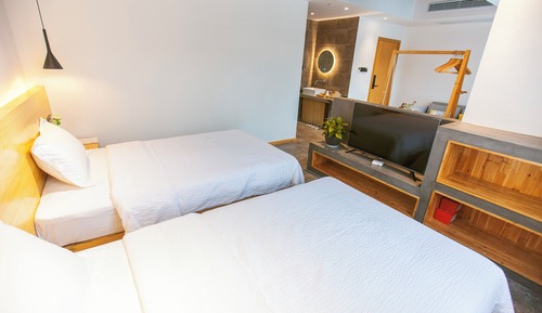 Habitación Deluxe con 2 camas individuales, vistas a la montaña