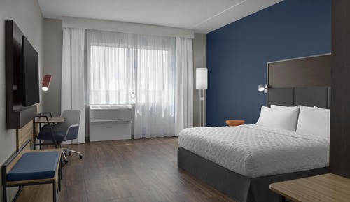 Habitación, 1 cama de matrimonio grande, accesible para personas con discapacidad, bañera