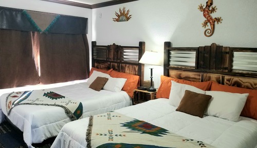 Habitación Deluxe, 2 camas de matrimonio, no fumadores, frigorífico y microondas