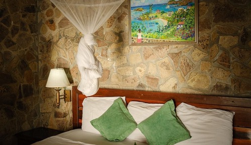 Habitación Deluxe doble, balcón, vistas parciales al mar