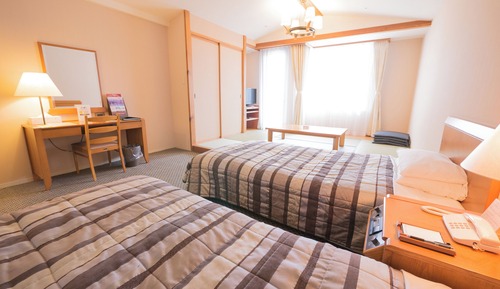 Habitación, no fumadores (JP/Western Style, Single Beds & Futon)