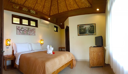 Bungalow, vistas al mar