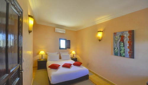 Habitación panorámica doble, 1 cama doble, terraza, vistas al parque