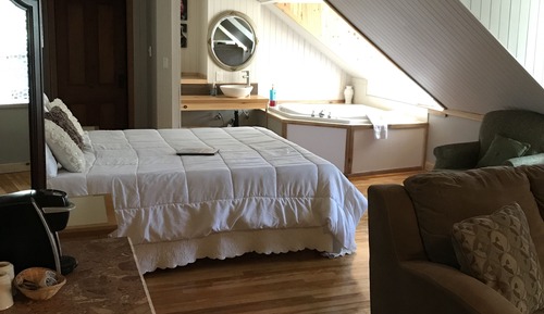 Suite romántica, 1 cama de matrimonio grande, 2 baños