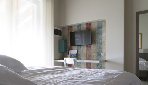 Habitación con 1 cama doble o 2 individuales, balcón