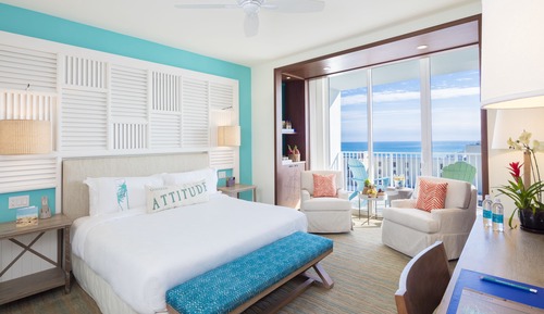 Habitación, 1 cama de matrimonio grande (Partial Ocean)