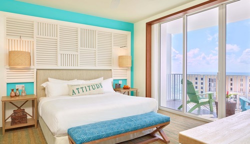 Suite Deluxe, 1 cama de matrimonio grande con sofá cama (Palm)